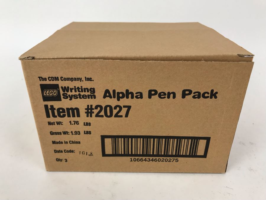 New 2000 LEGO Classic Alpha Pen Pack Writing System Pens By The CDM Company - 3 Pen Packs [Photo 2]