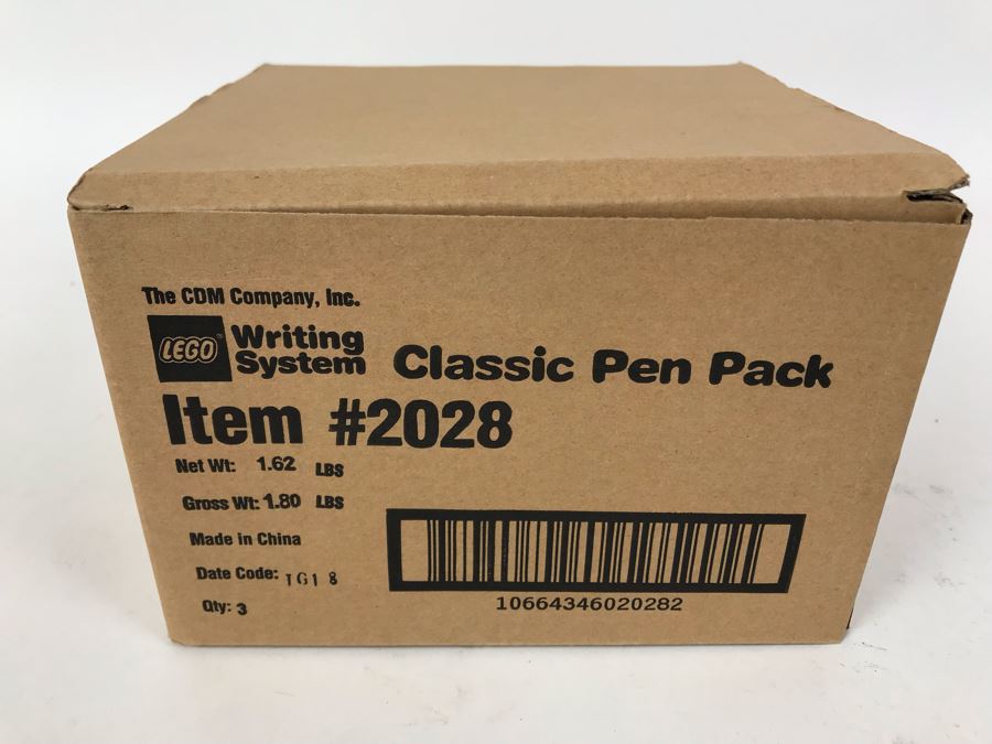 New 2000 LEGO Classic Alpha Pen Pack Writing System Pens By The CDM Company - 3 Pen Packs [Photo 2]