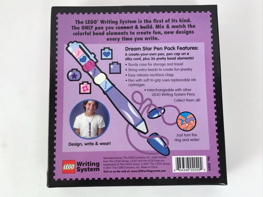 New 2001 LEGO Dream Star Pen Pack Writing System Pens By The CDM Company - 3 Pen Packs [Photo 8]