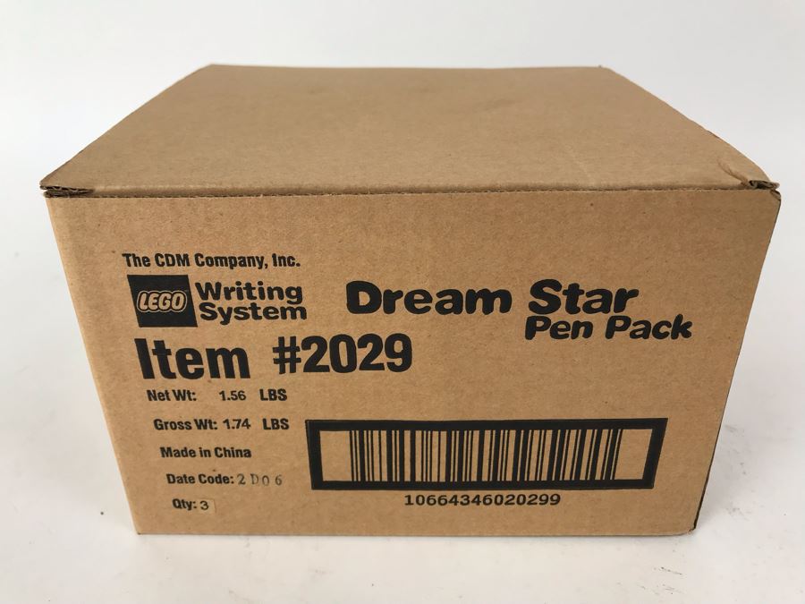New 2001 LEGO Dream Star Pen Pack Writing System Pens By The CDM Company - 3 Pen Packs [Photo 2]