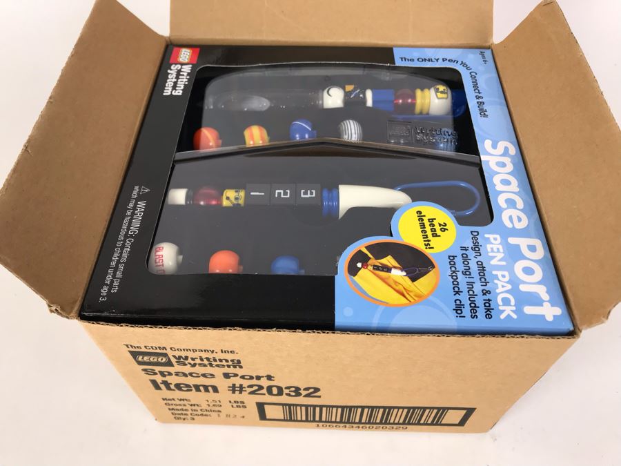 New 2001 LEGO Space Port Pen Pack Writing System Pens By The CDM Company - 3 Pen Packs [Photo 3]
