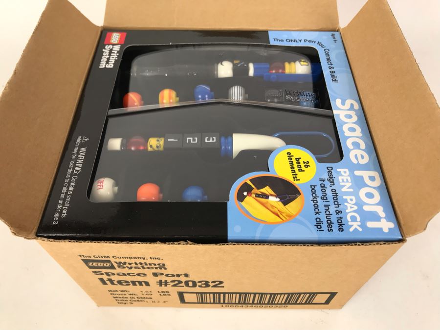 New 2001 LEGO Space Port Pen Pack Writing System Pens By The CDM Company - 3 Pen Packs [Photo 3]