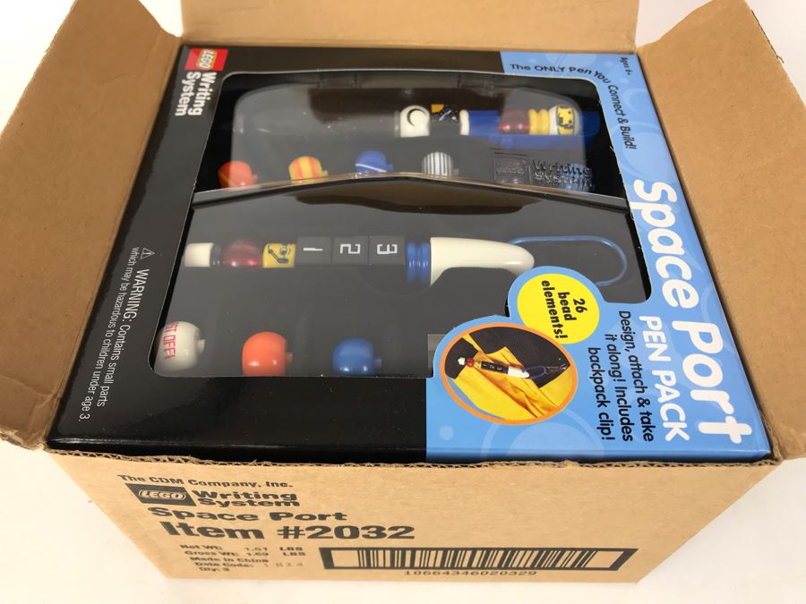 New 2001 LEGO Space Port Pen Pack Writing System Pens By The CDM Company - 3 Pen Packs [Photo 3]