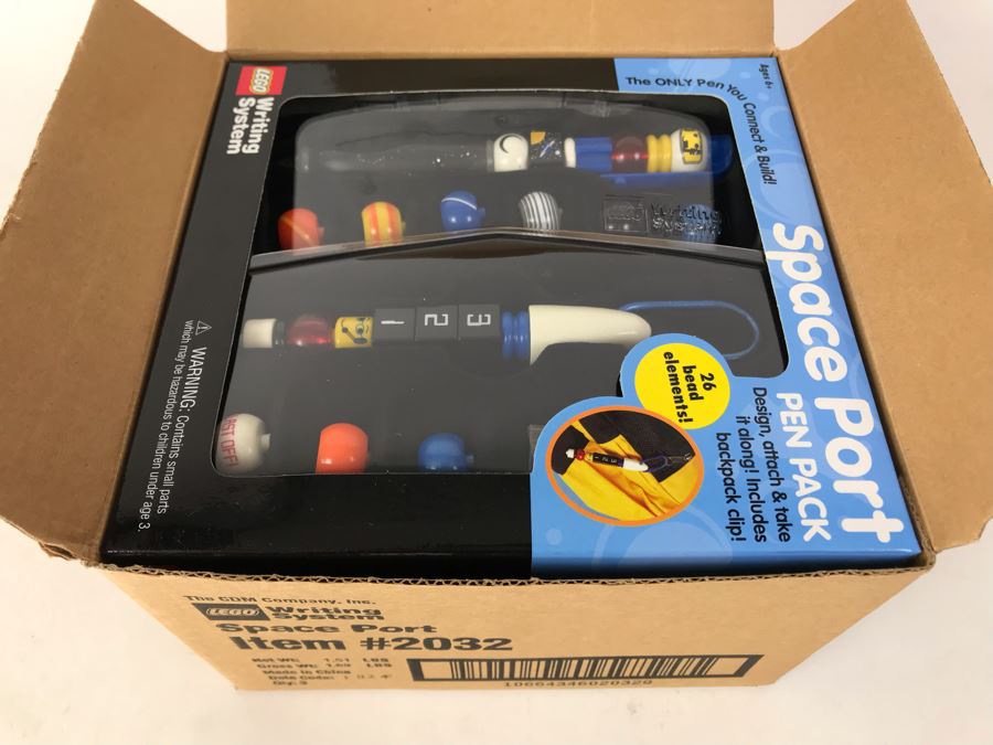 New 2001 LEGO Space Port Pen Pack Writing System Pens By The CDM Company - 3 Pen Packs [Photo 3]