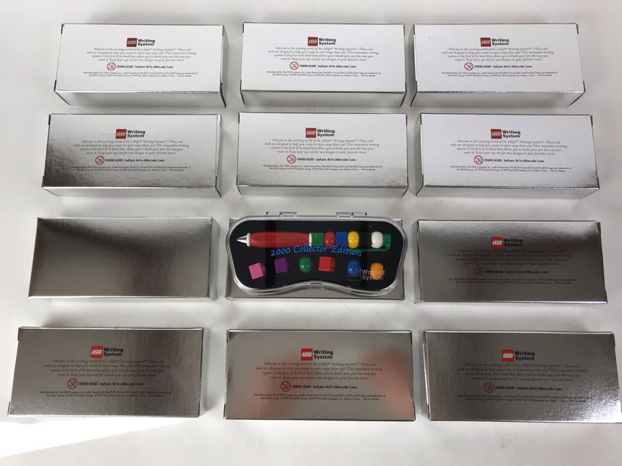 New 2000 LEGO Holiday Pen 2000 Collector Edition Pens Writing System Pens By The CDM Company - 12 Pens [Photo 2]
