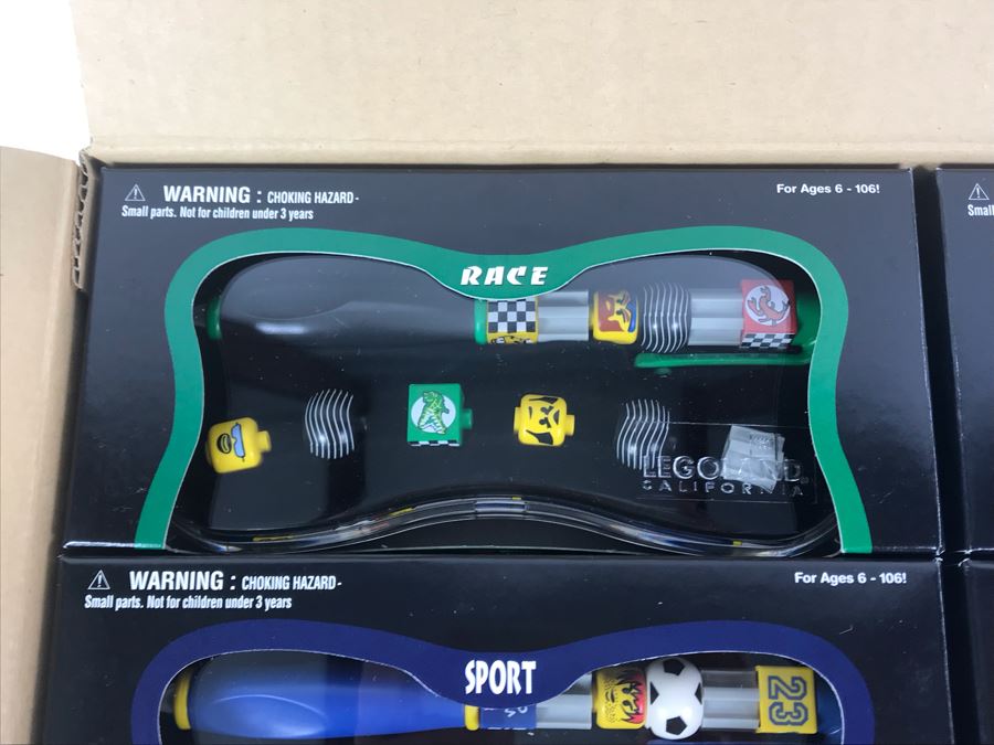 New 1999 LEGO Legoland California Special Writing System Pens Merchandiser Store Display 6 Styles By The CDM Company - 24 Pens [Photo 4]