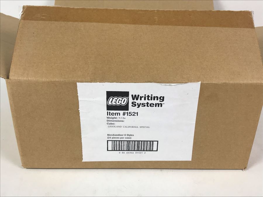 New 1999 LEGO Legoland California Special Writing System Pens Merchandiser Store Display 6 Styles By The CDM Company - 24 Pens [Photo 10]
