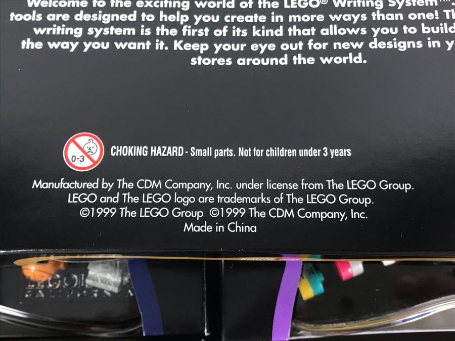 New 1999 LEGO Legoland California Special Writing System Pens Merchandiser Store Display 6 Styles By The CDM Company - 24 Pens [Photo 14]