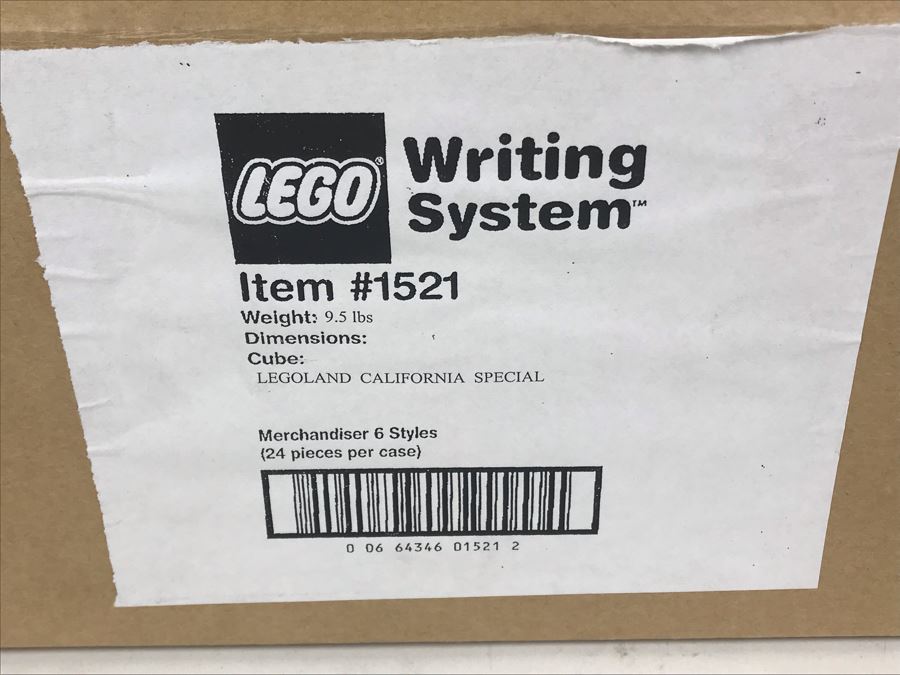New 1999 LEGO Legoland California Special Writing System Pens Merchandiser Store Display 6 Styles By The CDM Company - 24 Pens [Photo 11]
