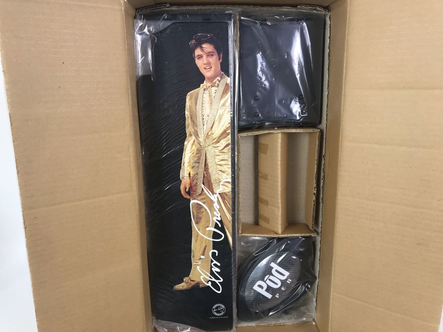 New Elvis Presley Limited Edition Individually Numbered Collectible Memorabilia Pod Pens With Merchandiser Store Display By The CDM Company - 2 Pens [Photo 3]