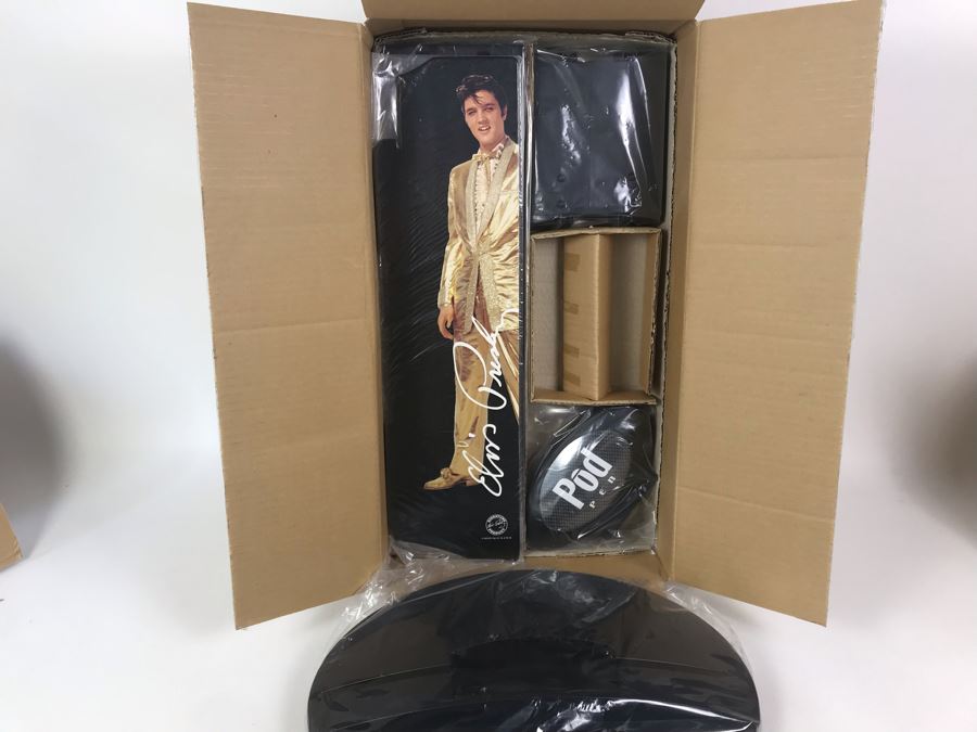 New Elvis Presley Limited Edition Individually Numbered Collectible Memorabilia Pod Pens With Merchandiser Store Display By The CDM Company - 2 Pens [Photo 2]