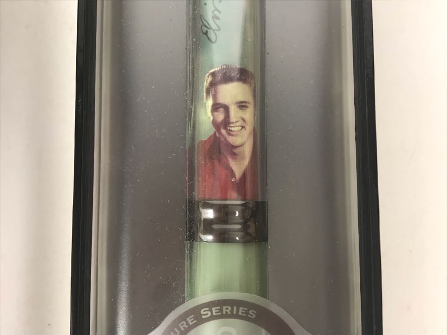 New Elvis Presley Limited Edition Individually Numbered Collectible Memorabilia Pod Pens With Merchandiser Store Display By The CDM Company - 2 Pens [Photo 10]