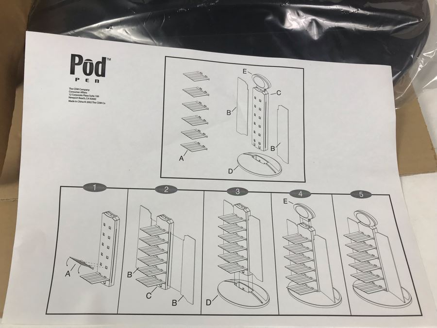 New Beatles Limited Edition Individually Numbered Collectible Memorabilia Pod Pens With Merchandiser Store Display By The CDM Company - 2 Beatles White Album Pens [Photo 3]