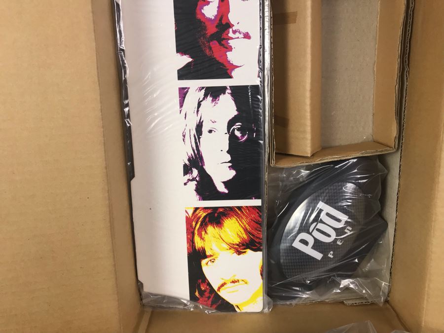 New Beatles Limited Edition Individually Numbered Collectible Memorabilia Pod Pens With Merchandiser Store Display By The CDM Company - 2 Beatles White Album Pens [Photo 6]