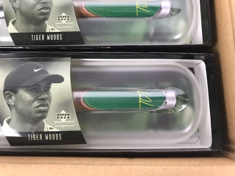 New Tiger Woods Upper Deck Collectibles Signature Series Limited Edition Individually Numbered Collectible Memorabilia Pod Pens With Merchandiser Store Display By The CDM Company - 3 Styles 24 Tiger Woods Pens [Photo 13]