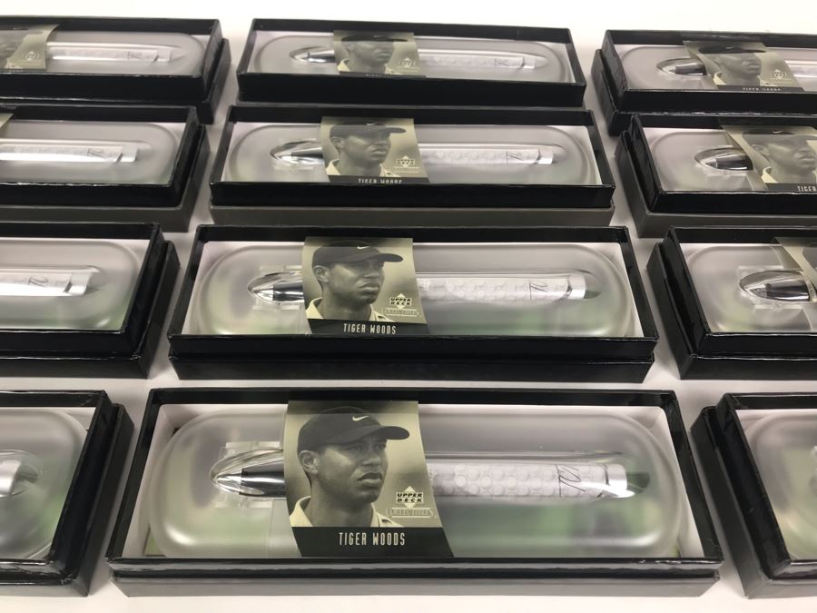 New Tiger Woods Upper Deck Collectibles Signature Series Limited Edition Individually Numbered Collectible Memorabilia Pod Pens By The CDM Company - 12 Tiger Woods Pens [Photo 6]