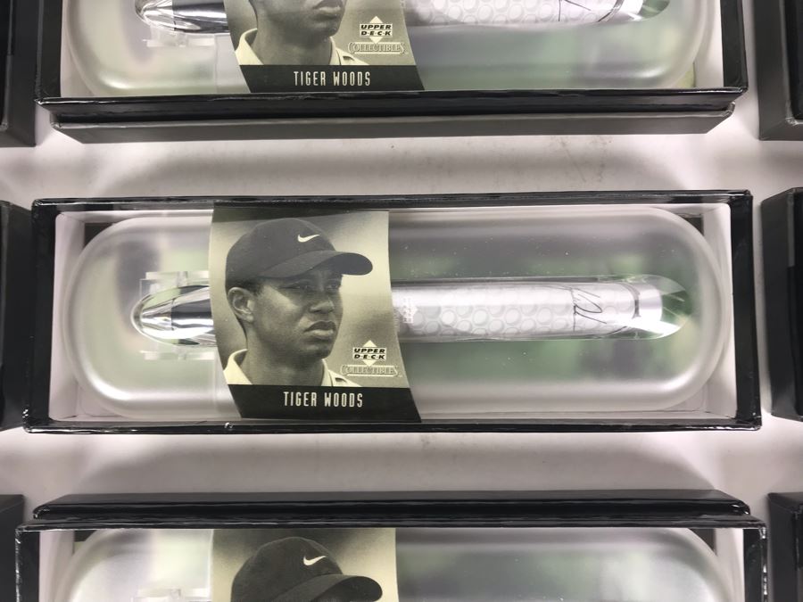 New Tiger Woods Upper Deck Collectibles Signature Series Limited Edition Individually Numbered Collectible Memorabilia Pod Pens By The CDM Company - 12 Tiger Woods Pens [Photo 4]