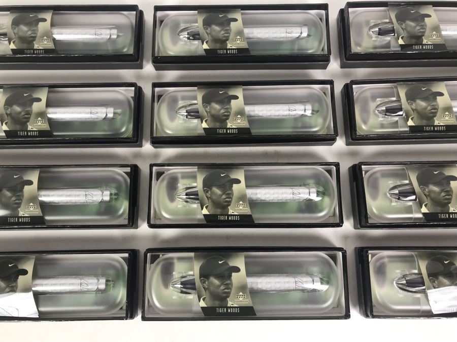 New Tiger Woods Upper Deck Collectibles Signature Series Limited Edition Individually Numbered Collectible Memorabilia Pod Pens By The CDM Company - 12 Tiger Woods Pens [Photo 4]