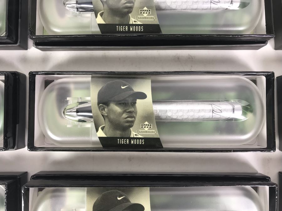 New Tiger Woods Upper Deck Collectibles Signature Series Limited Edition Individually Numbered Collectible Memorabilia Pod Pens By The CDM Company - 12 Tiger Woods Pens [Photo 5]