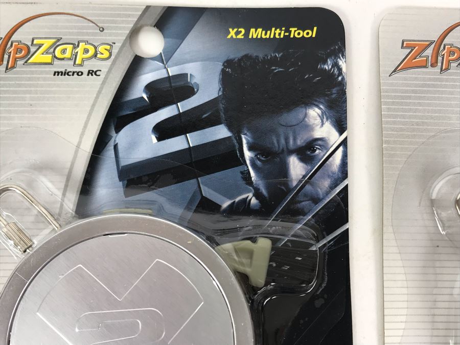 New 2003 Marvel X-Men 2 Wolverine ZipZaps Micro RC X2 Multi-Tool From RadioShack - 12 Total [Photo 5]