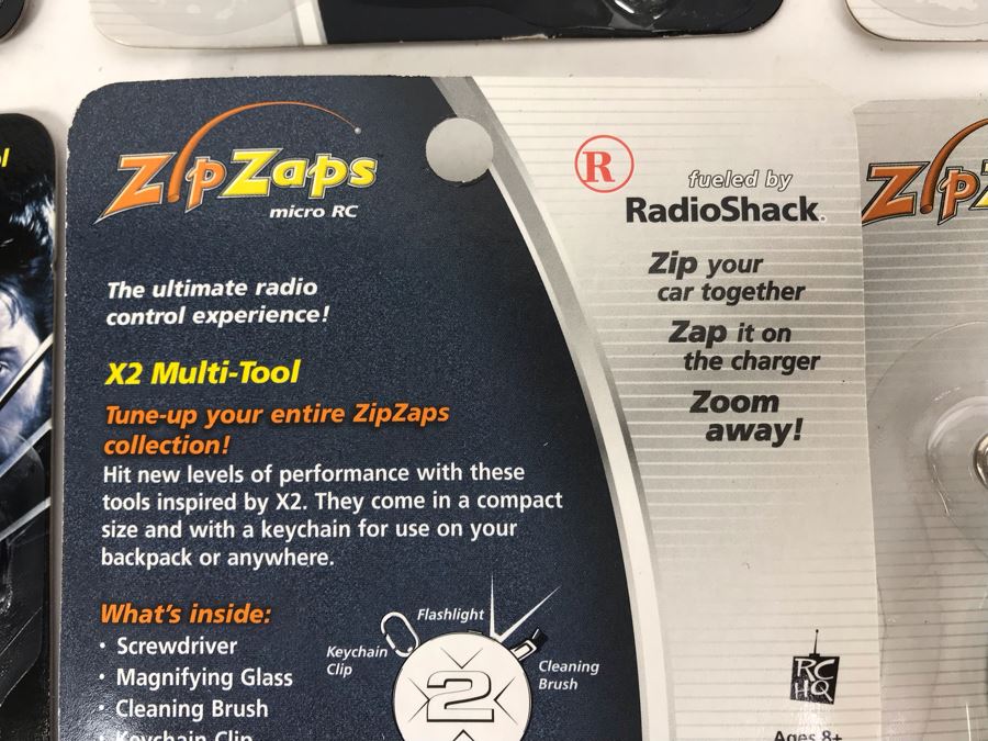 New 2003 Marvel X-Men 2 Wolverine ZipZaps Micro RC X2 Multi-Tool From RadioShack - 8 Total [Photo 5]