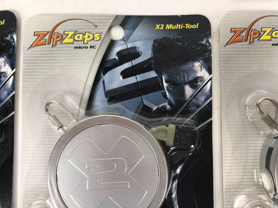 New 2003 Marvel X-Men 2 Wolverine ZipZaps Micro RC X2 Multi-Tool From RadioShack - 8 Total [Photo 3]