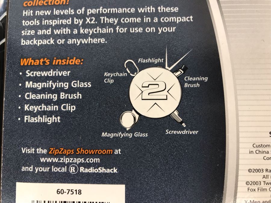 New 2003 Marvel X-Men 2 Wolverine ZipZaps Micro RC X2 Multi-Tool From RadioShack - 8 Total [Photo 6]