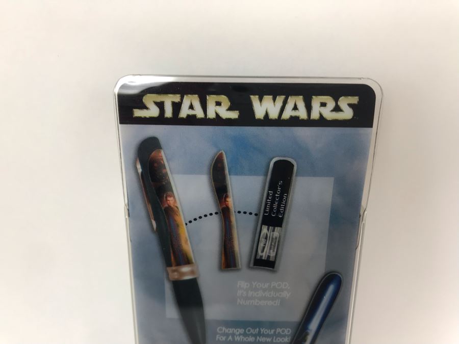 New Sealed Box Of (4) 2004 Star Wars Comic-Con Limited Edition Individually Numbered Collectible Memorabilia Pod Pens (First 50 Numbers) - 4 Pens [Photo 7]