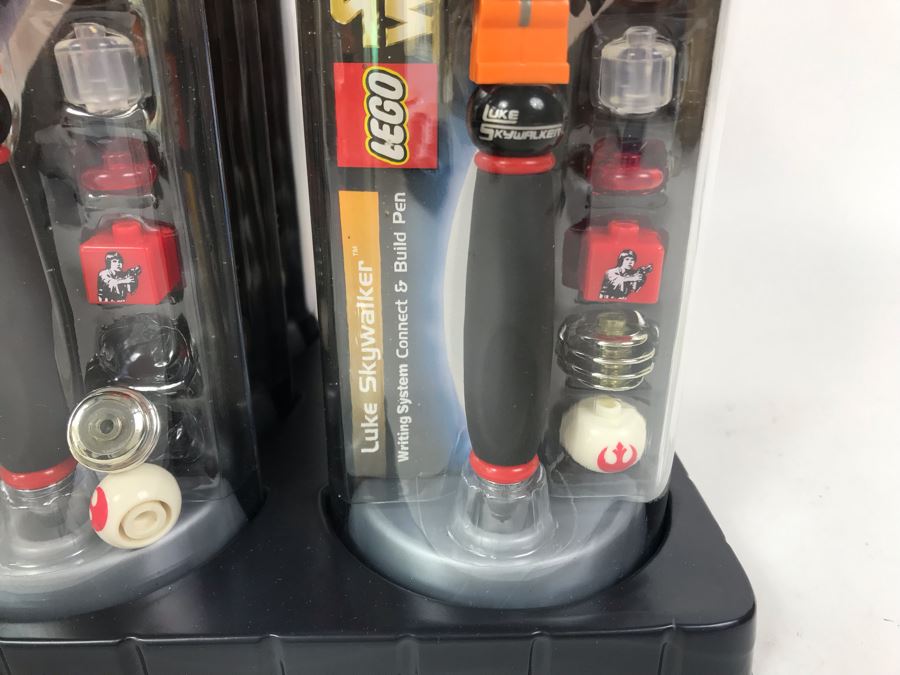 New 2003 LEGO Star Wars Writing System Writing System Pens: Luke Skywalker Pens By The CDM Company - 4 Pens Total [Photo 5]