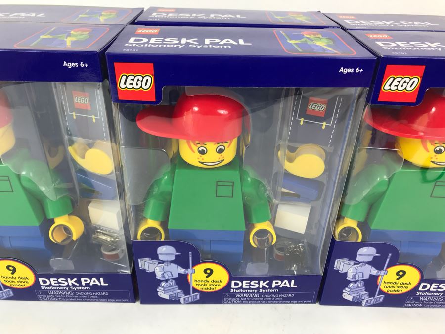 New 2002 LEGO Desk Pal Stationery System By The CDM Company - 6 Desk Pals [Photo 3]