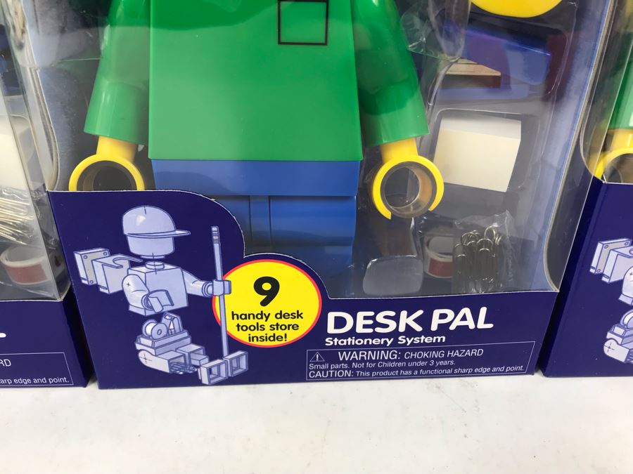 New 2002 LEGO Desk Pal Stationery System By The CDM Company - 6 Desk Pals [Photo 4]