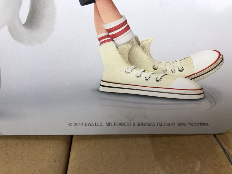 New 2014 Dreamworks Mr. Peabody & Sherman Movie Theather Sealed Real 3D Eyewear Glasses With Packaging And Movie Theater Cardboard Display - Approximately 150 Glasses [Photo 6]