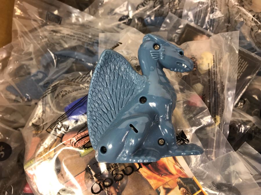 Huge Box Filled With New Kentucky Fried Chicken KFC ERAGON Happy Meal Toys: Eragon's Magic Revealer, Dueling Eragon, Dueling Galbatorix, Flying Saphira, Saphira's Power - See Photos [Photo 8]