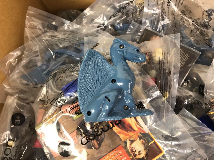 Huge Box Filled With New Kentucky Fried Chicken KFC ERAGON Happy Meal Toys: Eragon's Magic Revealer, Dueling Eragon, Dueling Galbatorix, Flying Saphira, Saphira's Power - See Photos [Photo 9]
