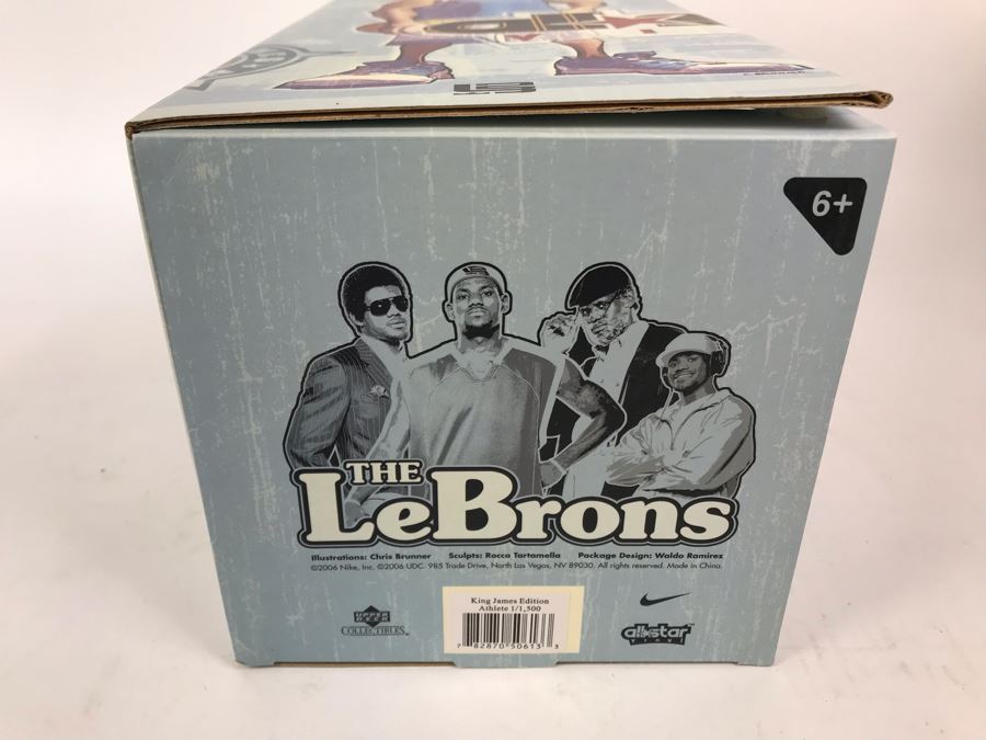 Rare Limited Edition Of 1,500 All Star Vinyl NBA The Lebrons King James Edition Athlete Lebron 2006 Upper Deck Collectibles Nike LeBron James Figure [Photo 3]