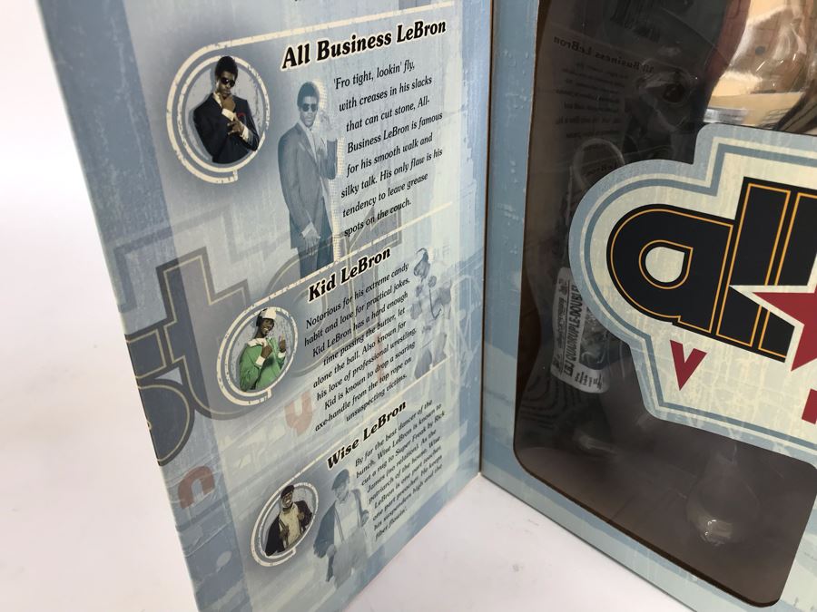 Rare Limited Edition Of 1,500 All Star Vinyl NBA The Lebrons -King James Edition Wise Lebron 2006 Upper Deck Collectibles Nike LeBron James Figure [Photo 9]