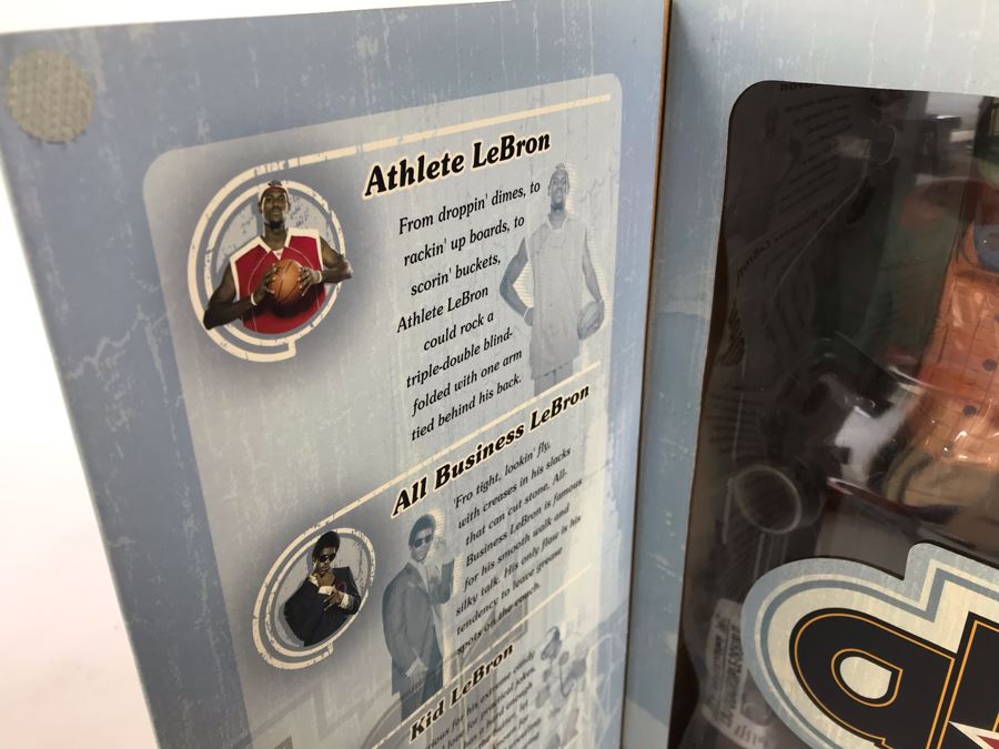 Rare Limited Edition Of 1,500 All Star Vinyl NBA The Lebrons -King James Edition Wise Lebron 2006 Upper Deck Collectibles Nike LeBron James Figure [Photo 8]