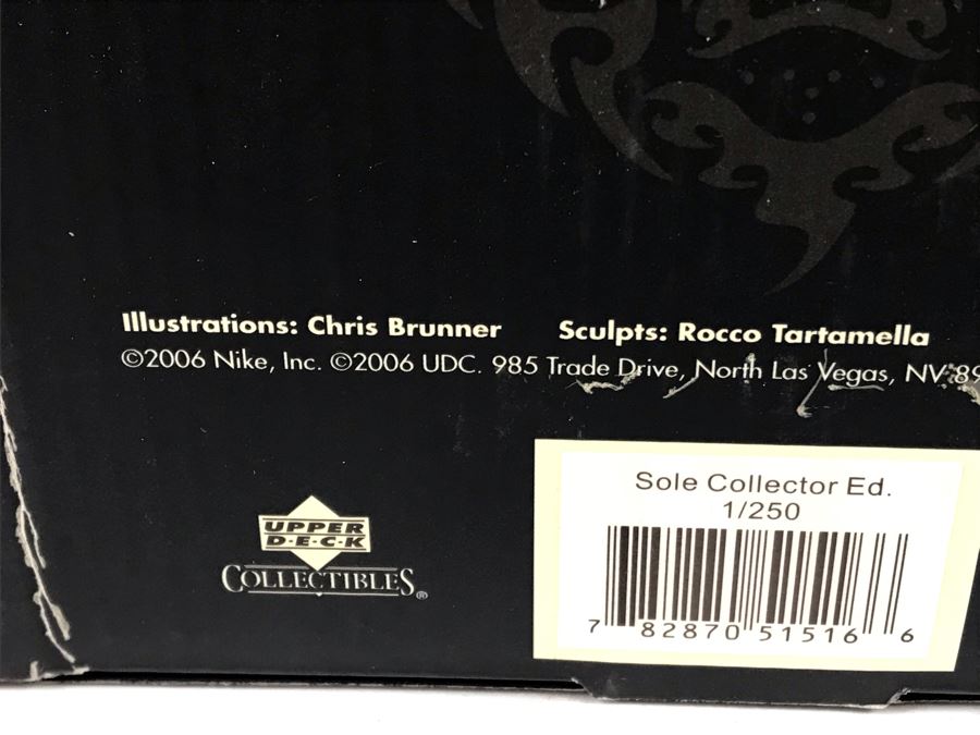 Very Rare Limited Edition Of 250 All Star Vinyl NBA Lebron James Sole Collector Edition 2006 Upper Deck Collectibles Nike [Photo 13]