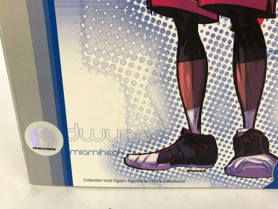 Rare Limited Edition Of 500 All Star Vinyl NBA Dwyane Wade Miami Heat Basketball 2007 Upper Deck Collectibles Collectible Vinyl Figure [Photo 4]