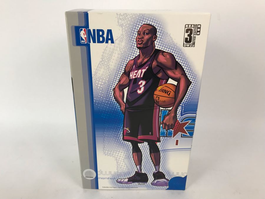 Rare Limited Edition Of 500 All Star Vinyl NBA Dwyane Wade Miami Heat Basketball 2007 Upper Deck Collectibles Collectible Vinyl Figure [Photo 1]
