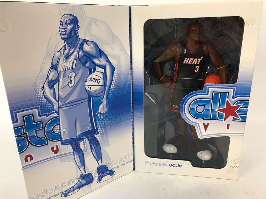 Rare Limited Edition Of 500 All Star Vinyl NBA Dwyane Wade Miami Heat Basketball 2007 Upper Deck Collectibles Collectible Vinyl Figure [Photo 6]