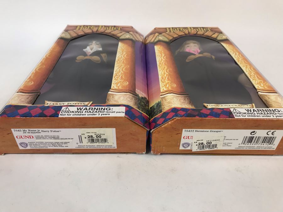 New In Box 2001 GUND WB Harry Potter Figures: Harry Potter And Hermione Granger [Photo 15]