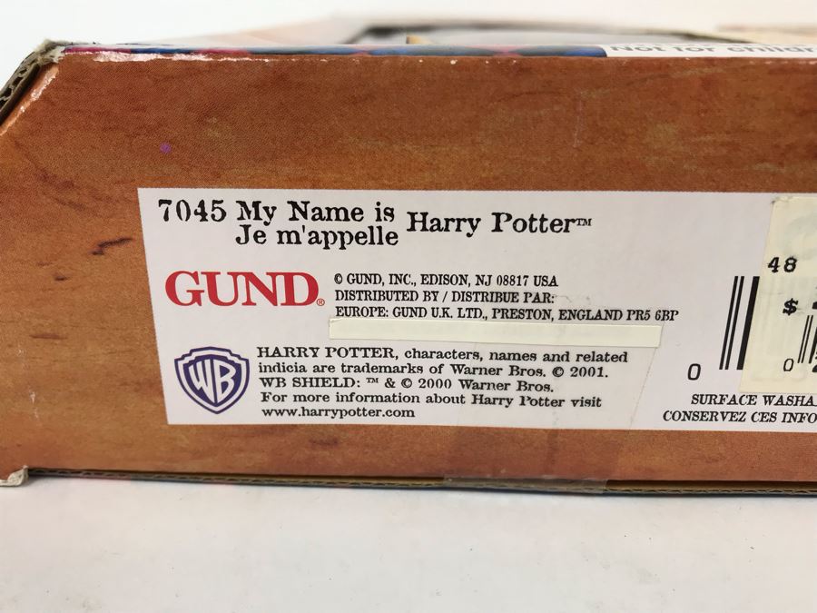 New In Box 2001 GUND WB Harry Potter Figures: Harry Potter And Hermione Granger [Photo 17]