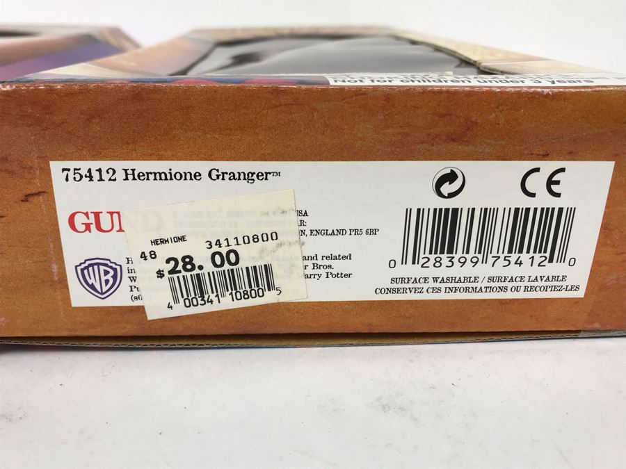 New In Box 2001 GUND WB Harry Potter Figures: Harry Potter And Hermione Granger [Photo 18]