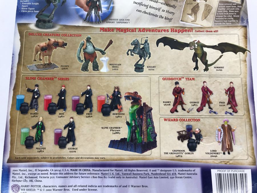 New 2002 Mattel Toys Harry Potter Knight Deluxe Creature Collection Action Figure 50846 [Photo 11]