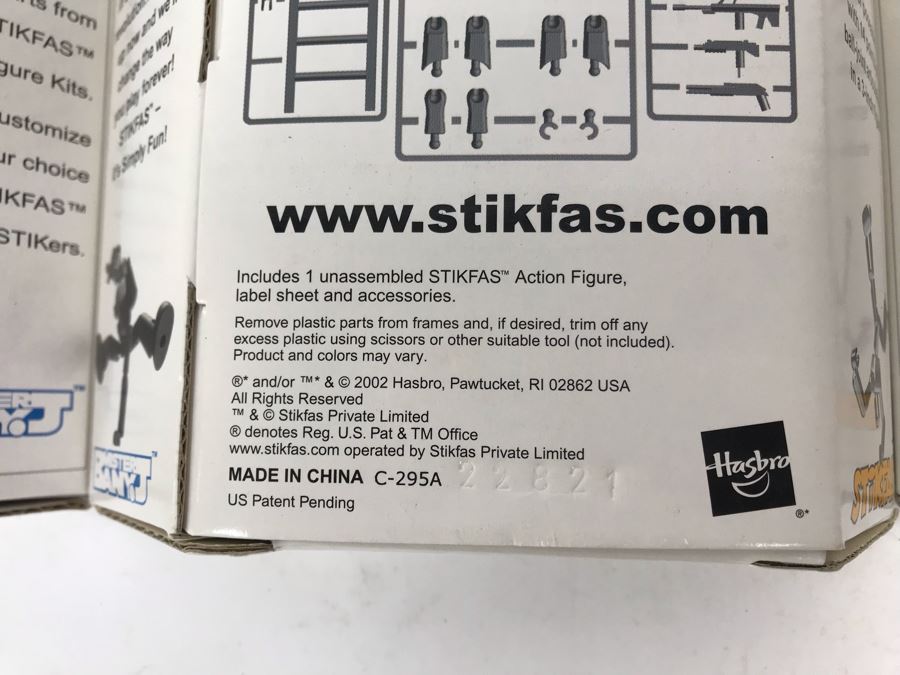 (3) New 2003 Hasbro Stikfas Action Figures: AFK 10 Alpha Male K-9 Police Unit, Alpha Male Military And AFK 7 Delta Boy Extreme [Photo 12]