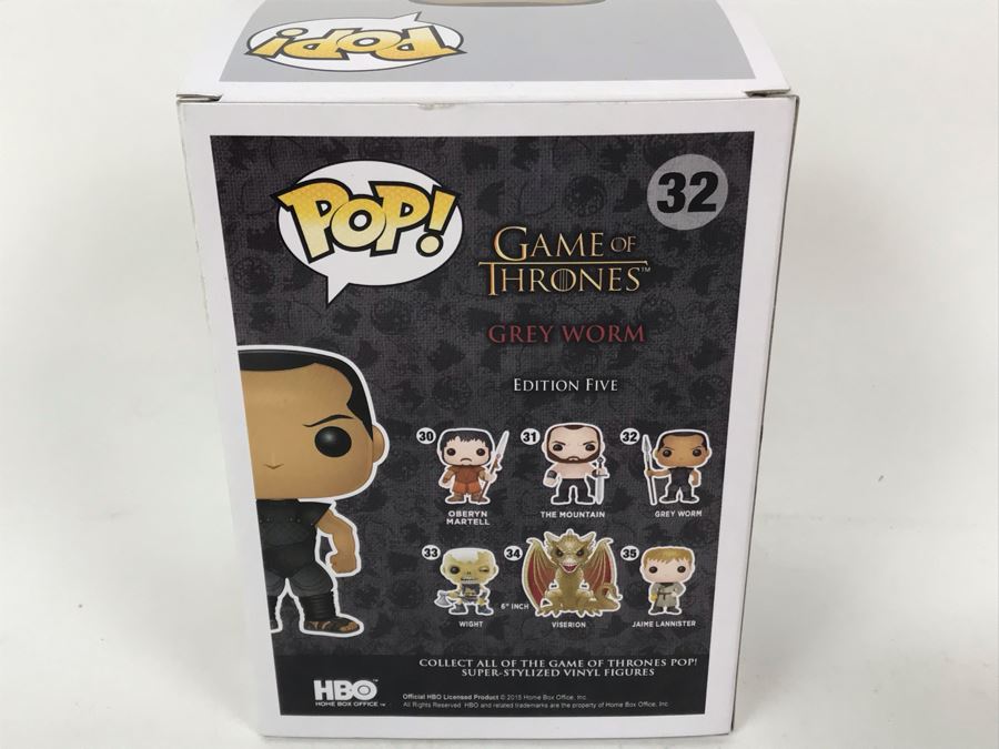 New Game Of Thrones Grey Worm Pop! Funko Vinyl Figure And Game Of Thrones Mystery Minis Edition 1 Funko Figure [Photo 13]