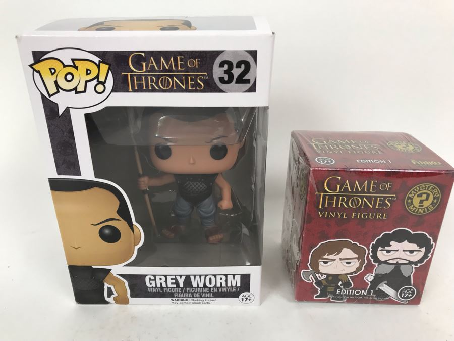 New Game Of Thrones Grey Worm Pop! Funko Vinyl Figure And Game Of Thrones Mystery Minis Edition 1 Funko Figure