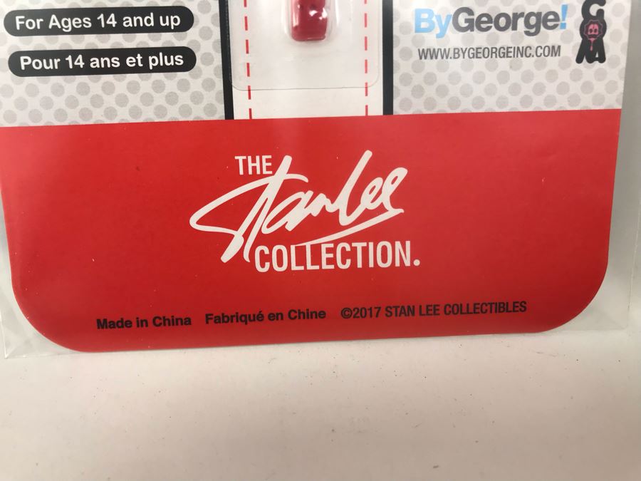 (4) New The Stan Lee Collection Stan Lee Shirt Buttons By ByGeorge! [Photo 7]