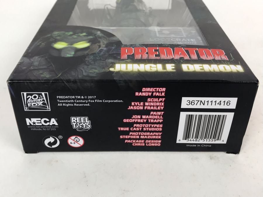 New In Box 2017 Predator Movie Jungle Demon Action Figure Loot Crate Exclusive Neca Reel Toys [Photo 8]